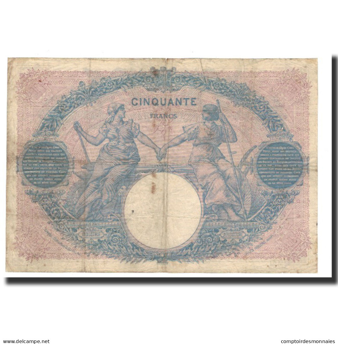 Billet, France, 50 Francs, 1905-10-18, TB, Fayette:14.17, KM:64c - 50 F 1889-1927 ''Bleu Et Rose''