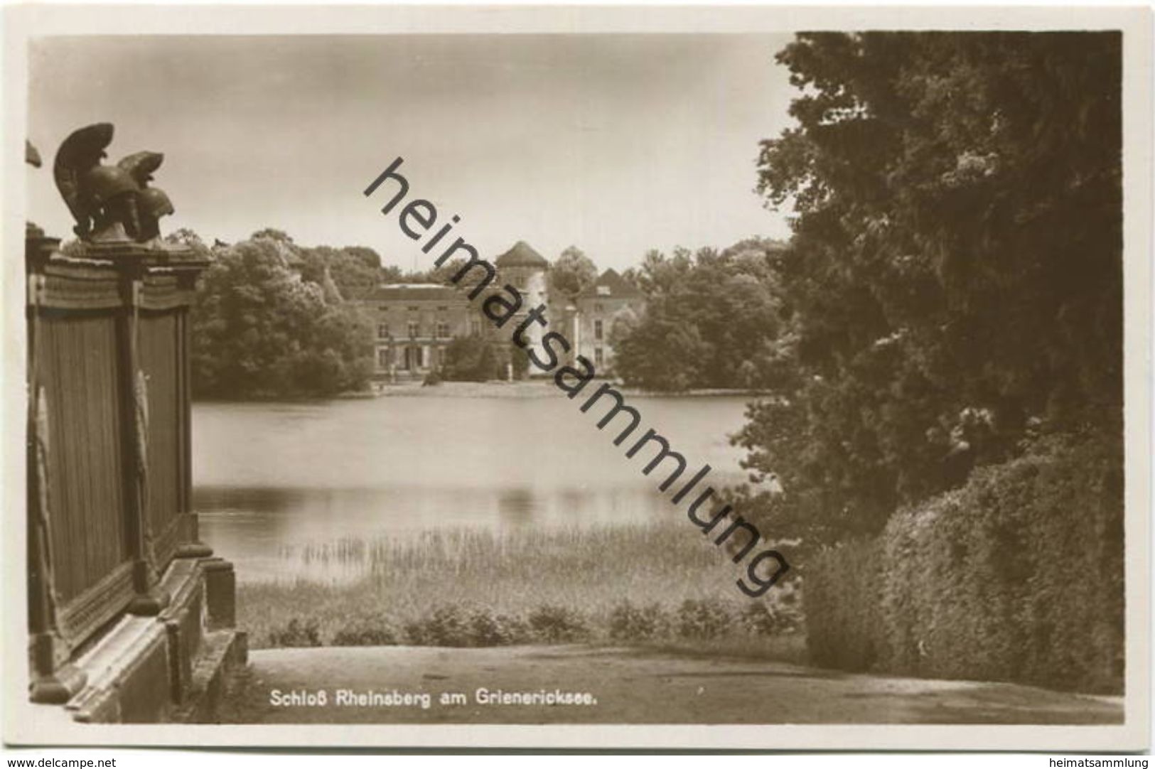 Schloss Rheinsberg Am Grienericksee - Foto-AK 30er Jahre - Verlag Rudolf Lambeck Berlin-Grunewald - Rheinsberg