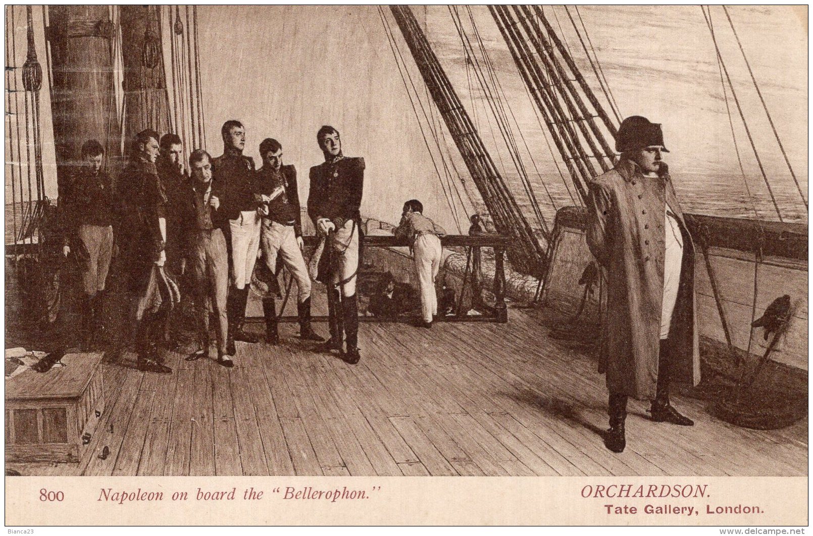 B42206 Napoleon On Board The " Bellerophon" - Autres & Non Classés