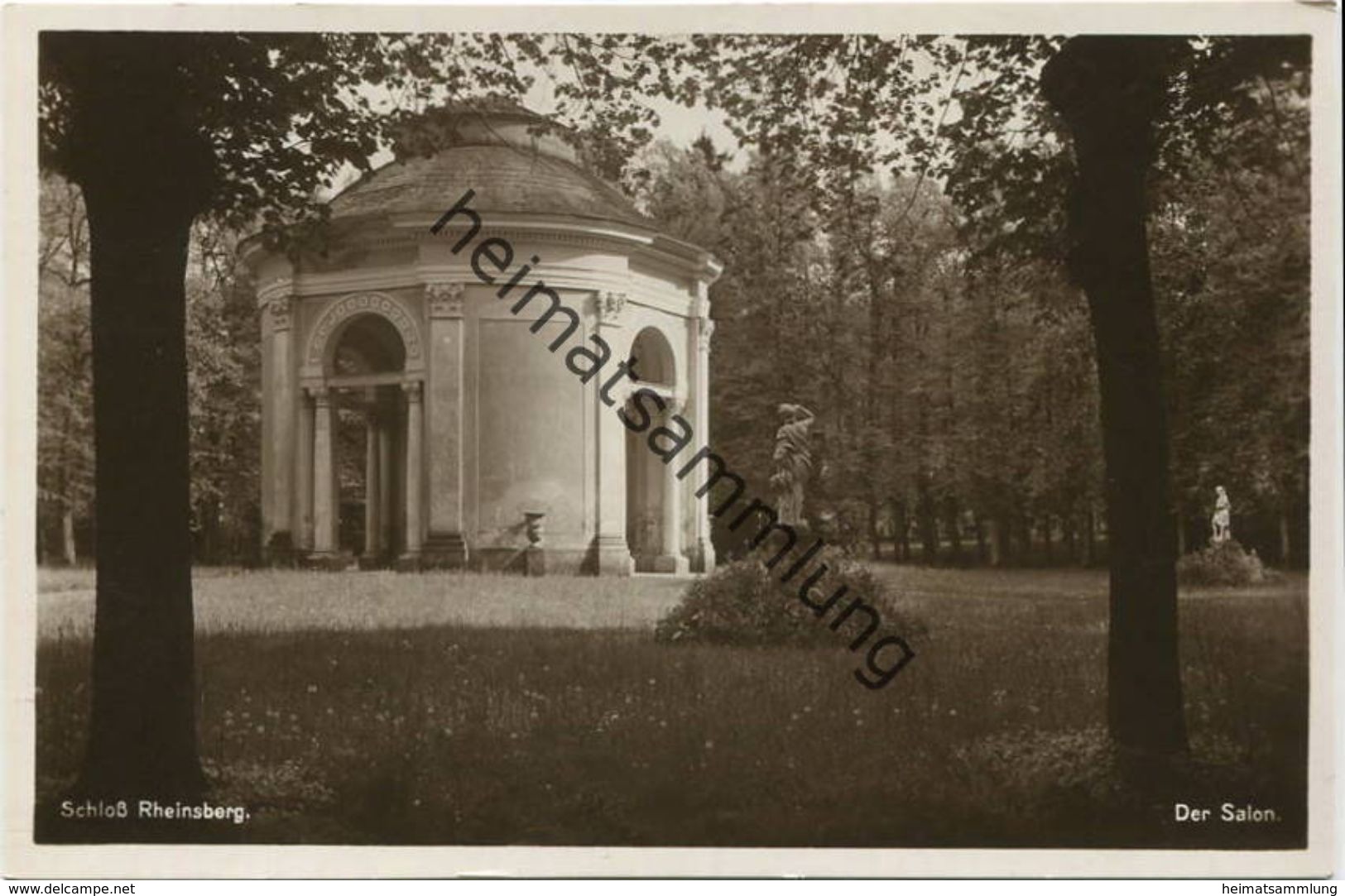 Schloss Rheinsberg - Der Salon - Foto-AK 30er Jahre - Verlag Rudolf Lambeck Berlin-Grunewald - Rheinsberg