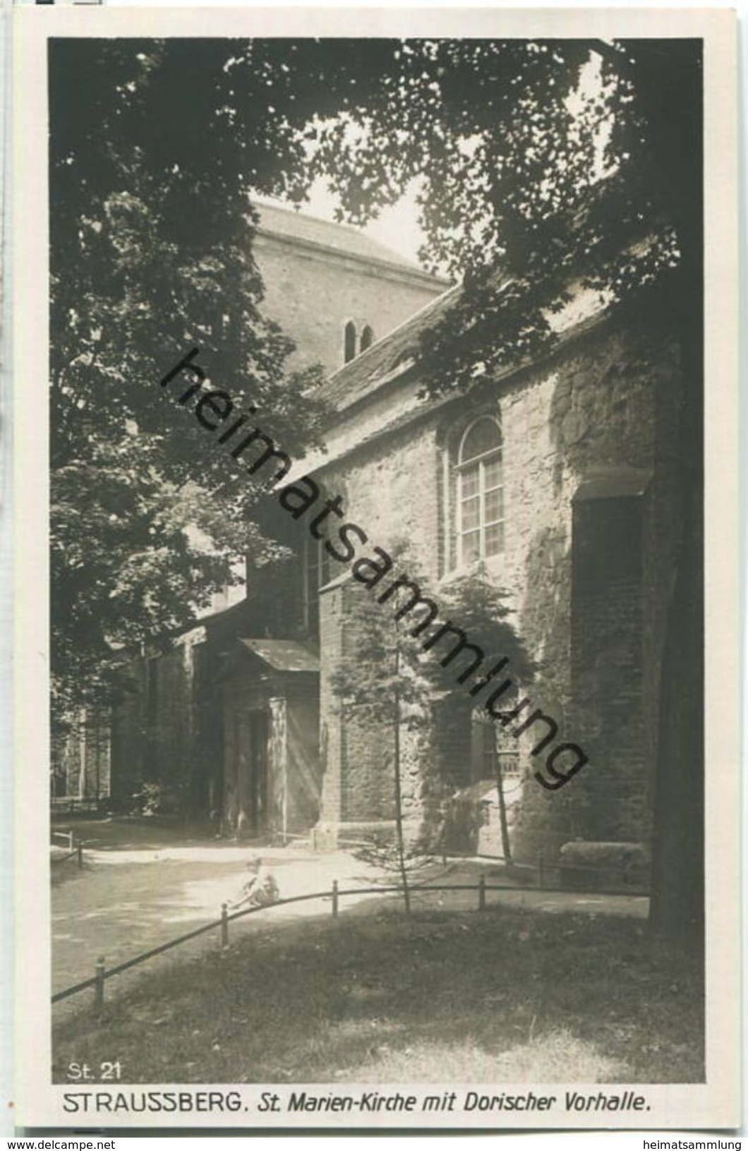 Strausberg - St. Marien-Kirche - Verlag Ludwig Walter Berlin - Strausberg
