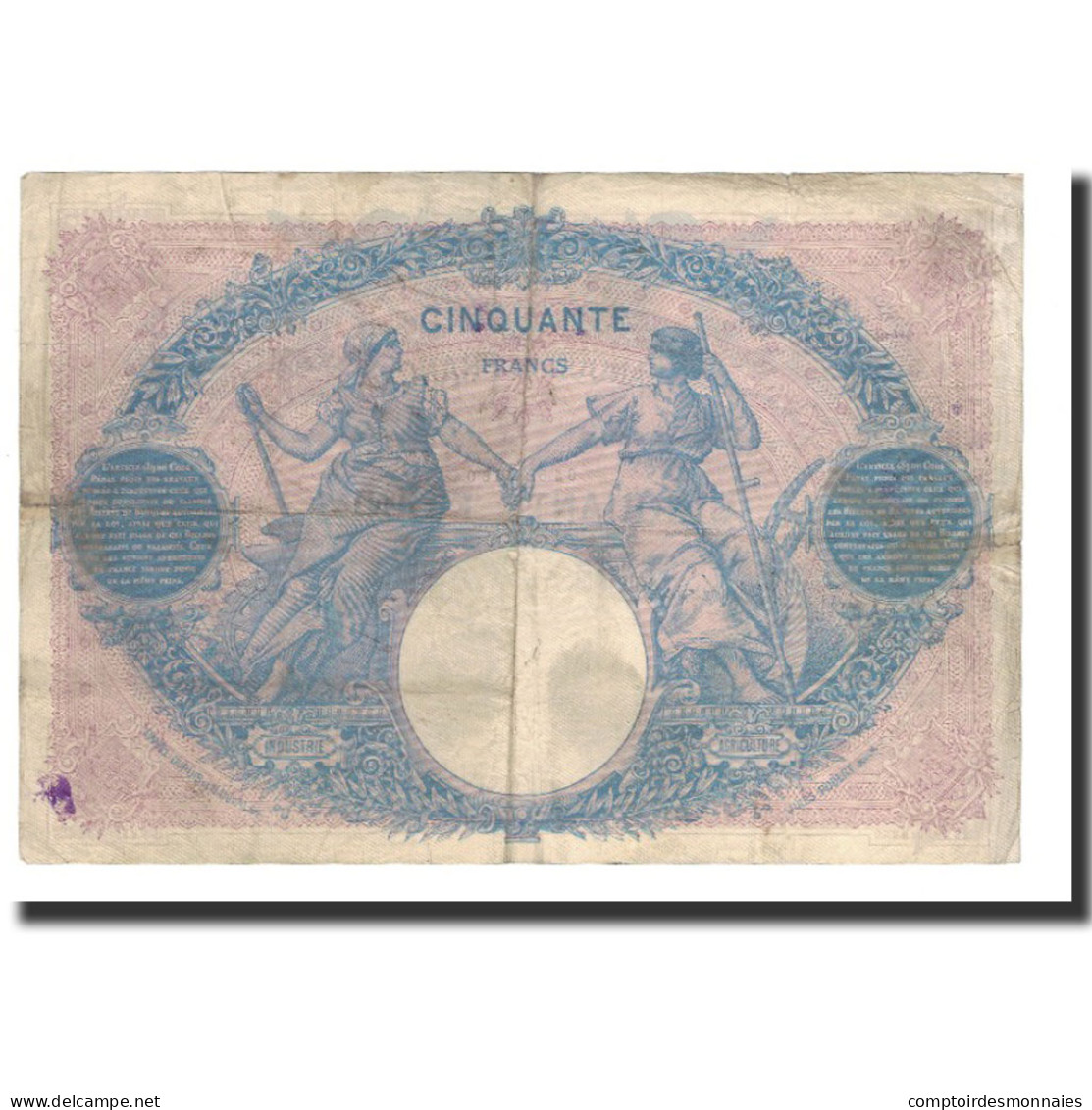 Billet, France, 50 Francs, 1903-12-17, TB, Fayette:14.15, KM:64c - 50 F 1889-1927 ''Bleu Et Rose''