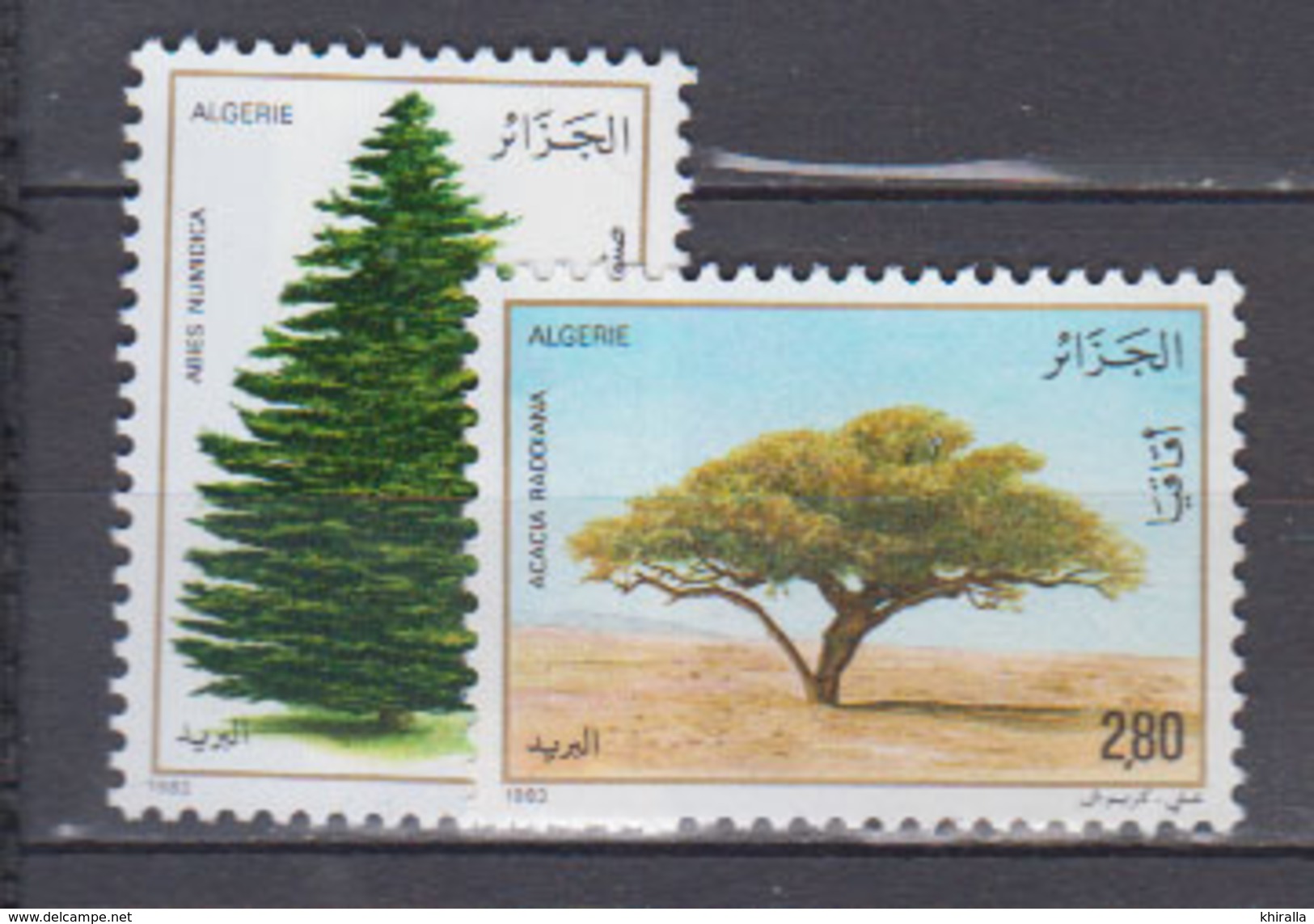 ALGERIE     1983           N . 779 / 780       COTE     3, 35   EUROS       ( S 5 ) - Algérie (1962-...)