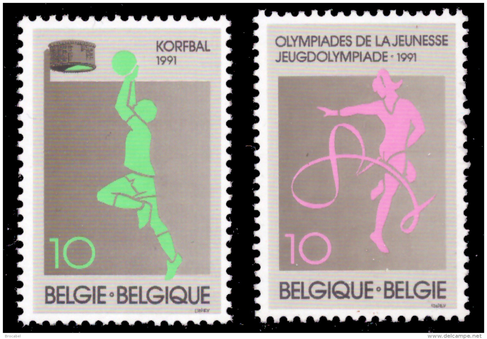 Belgium 2402/03** Sport  MNH - Unused Stamps