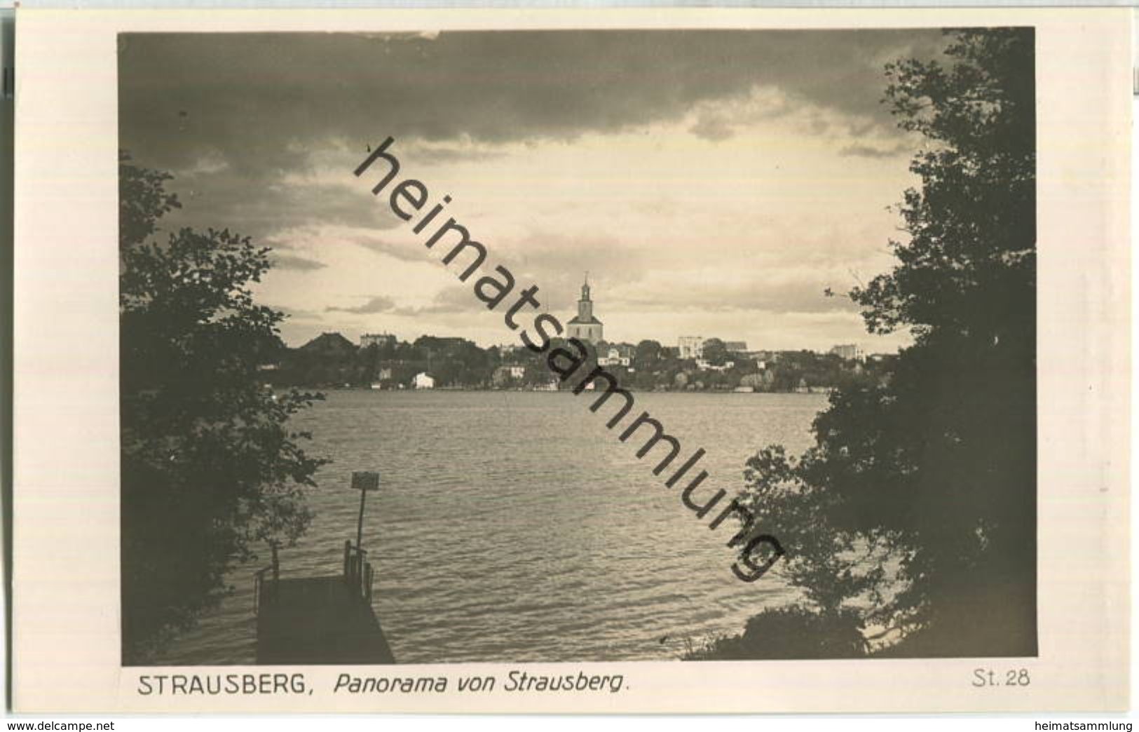 Strausberg - Panorama - Verlag Ludwig Walter Berlin - Strausberg