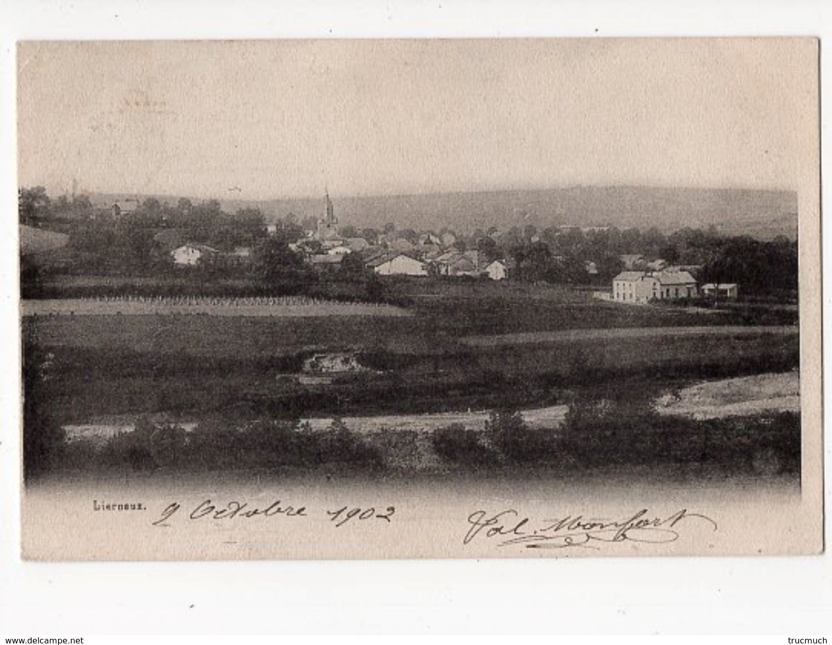 39 - LIERNEUX   * Panorama * 1902* - Lierneux