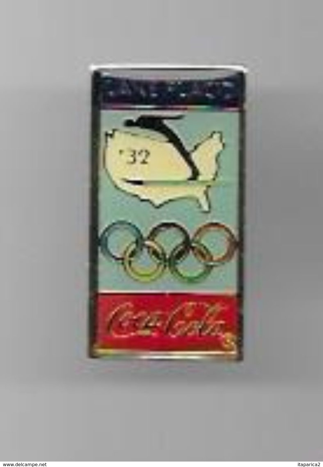 PINS COCA COLA   JEUX OLYMPIQUES LAKE PLACID 1932 / 33NAT - Coca-Cola