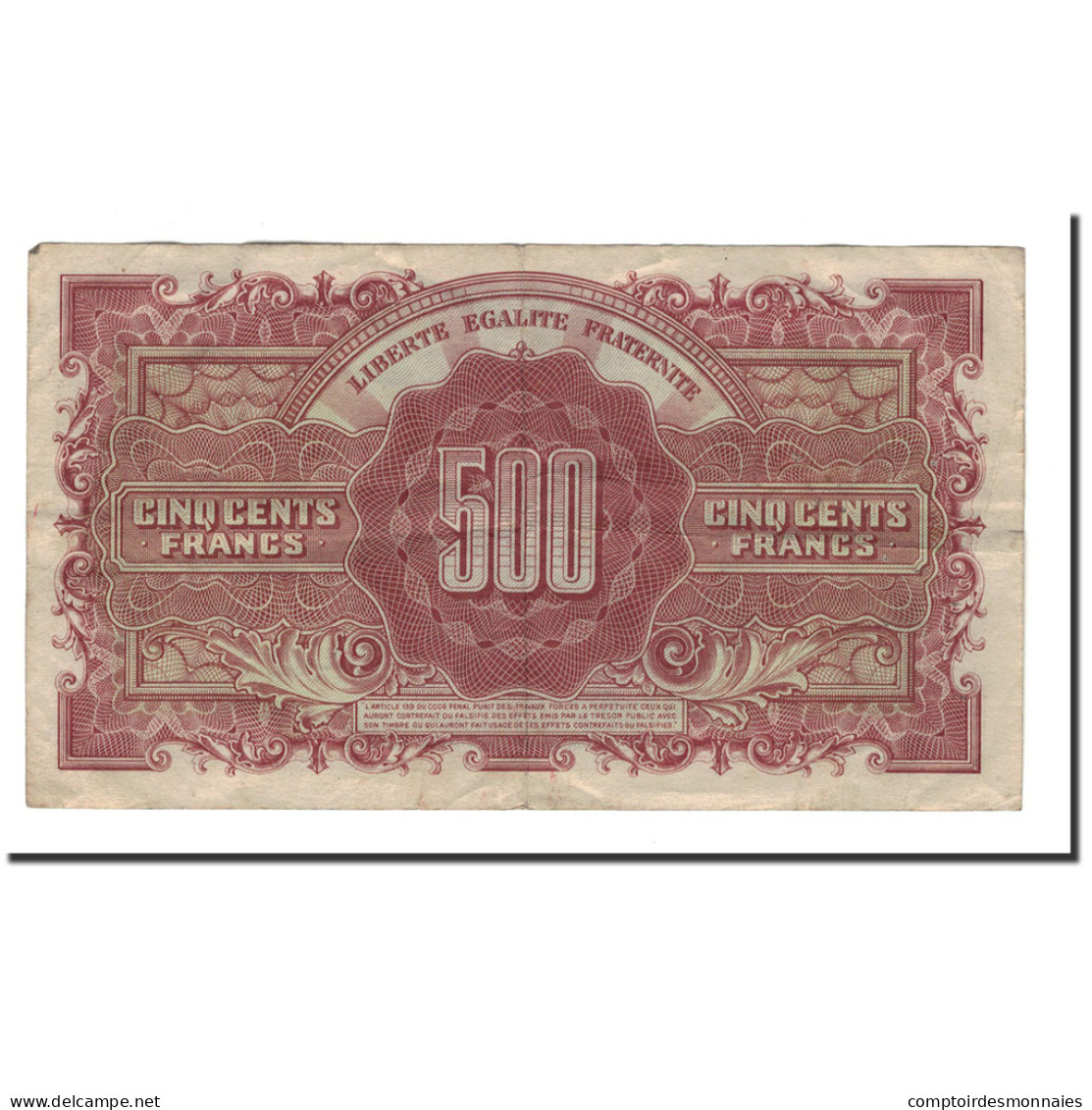 Billet, France, 500 Francs, 1945, TB, Fayette:VF11.2 - 1943-1945 Maríanne