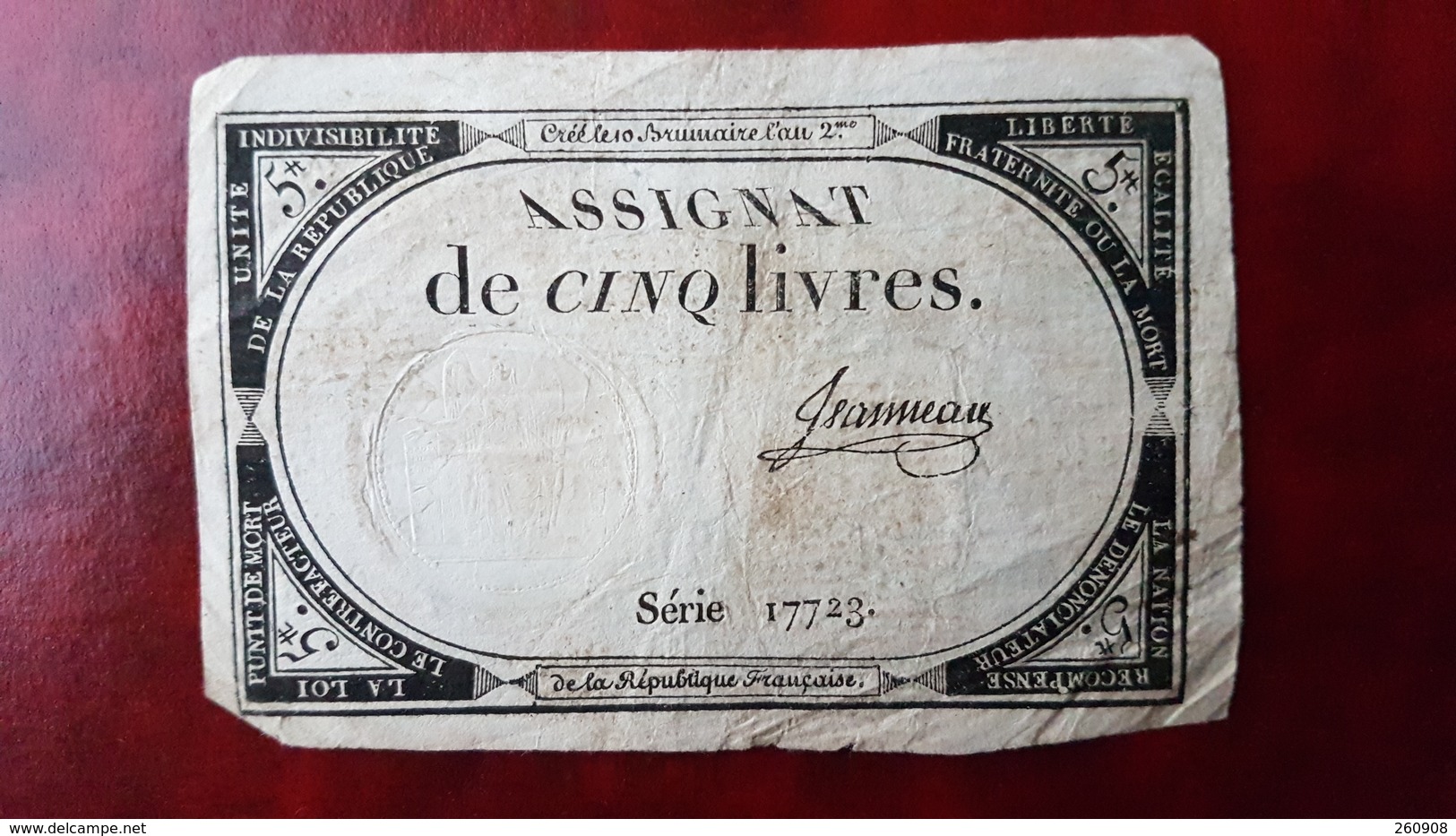 Assignats - Lot De : 25 Livres/5 Livres/5 Livres/10 Sous - Etat : Splendide - Assignats & Mandats Territoriaux