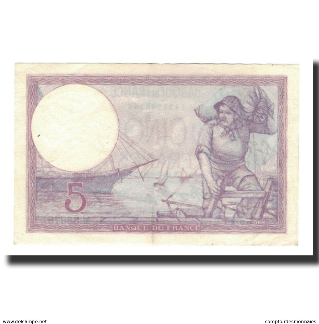 Billet, France, 5 Francs, 1933-07-20, SUP, Fayette:3.17, KM:72e - 5 F 1917-1940 ''Violet''