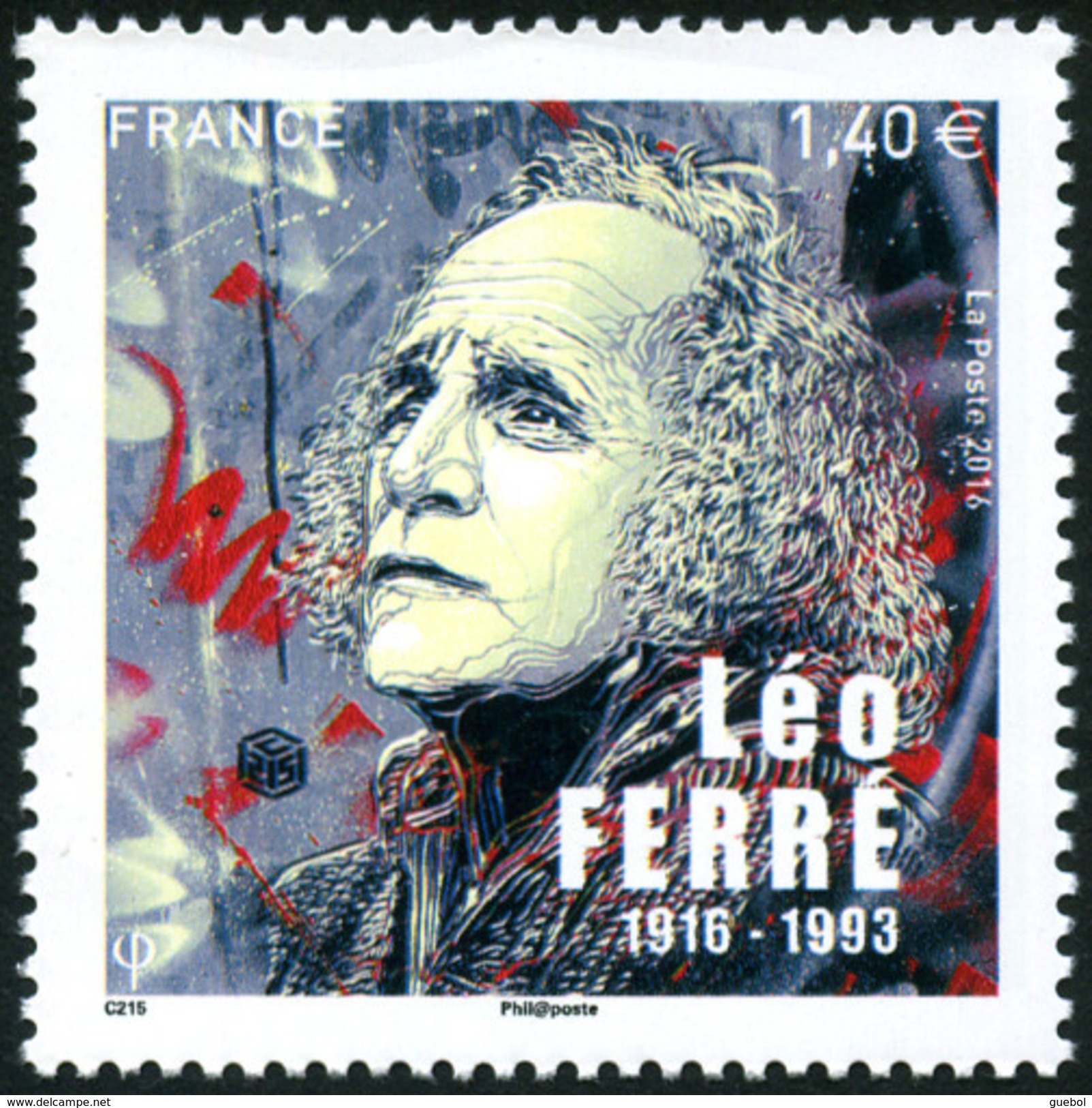 France N° 5080 ** Chanteur Léo Férré - Nuovi