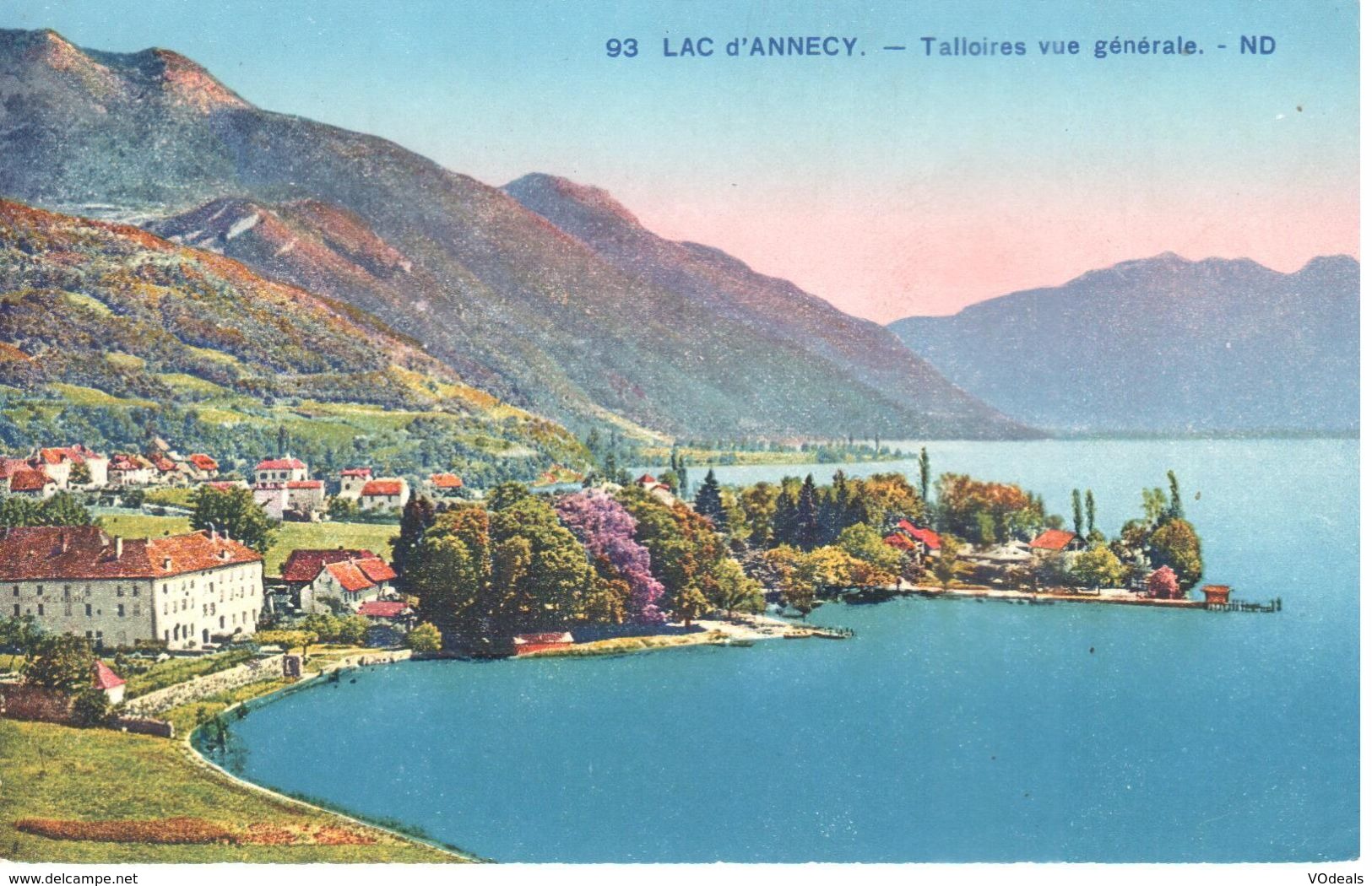 (74) Haute Savoie - Talloires - Lac D'Annecy - Vue Générale - Talloires