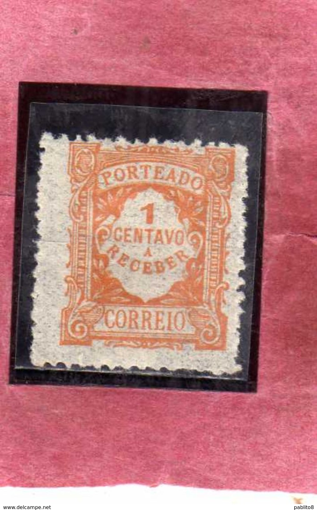 PORTOGALLO PORTUGAL 1915 POSTAGE DUE SEGNATASSE TAXE TASSE CENT. 1c MNH - Ungebraucht