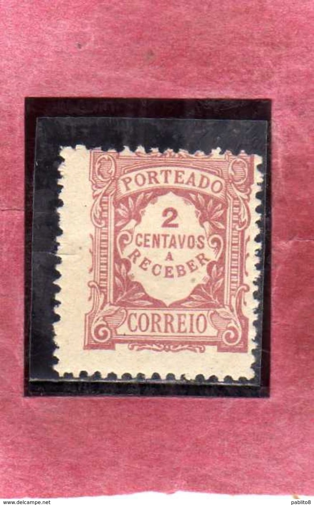 PORTOGALLO PORTUGAL 1915 POSTAGE DUE SEGNATASSE TAXE TASSE CENT. 2c MNH - Nuevos