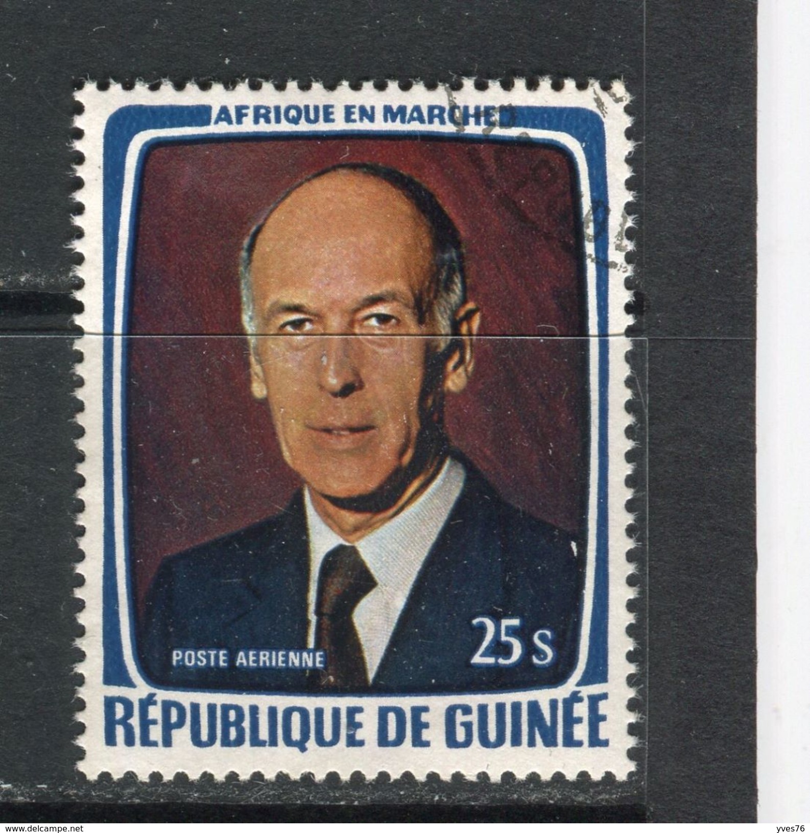 GUINEE - Y&T Poste Aérienne N° 136° - Valéry Giscard D'Estaing - Guinea (1958-...)