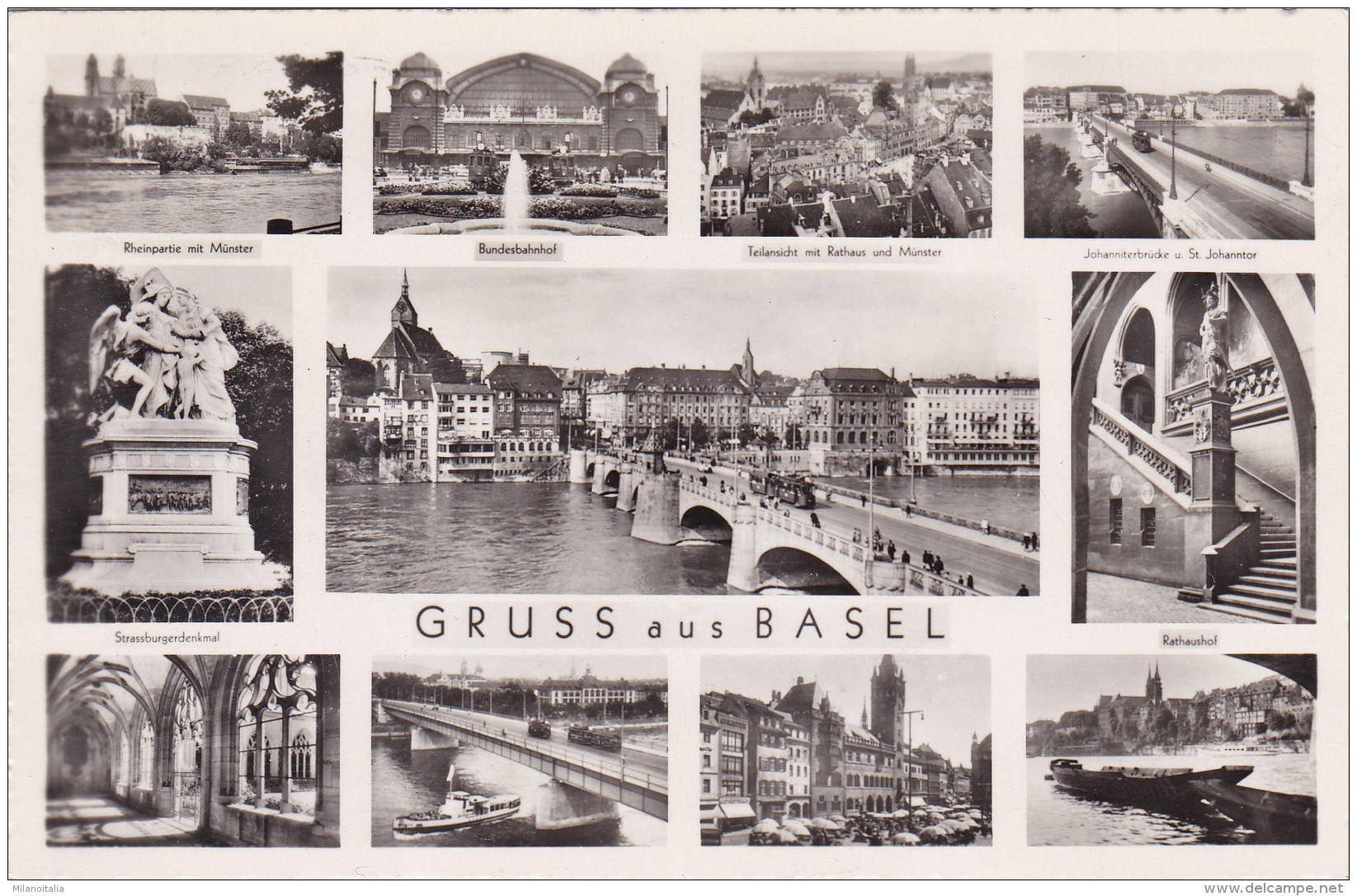 Gruss Aus Basel - 11 Bilder * 14. VI. 1954 - Sonstige & Ohne Zuordnung