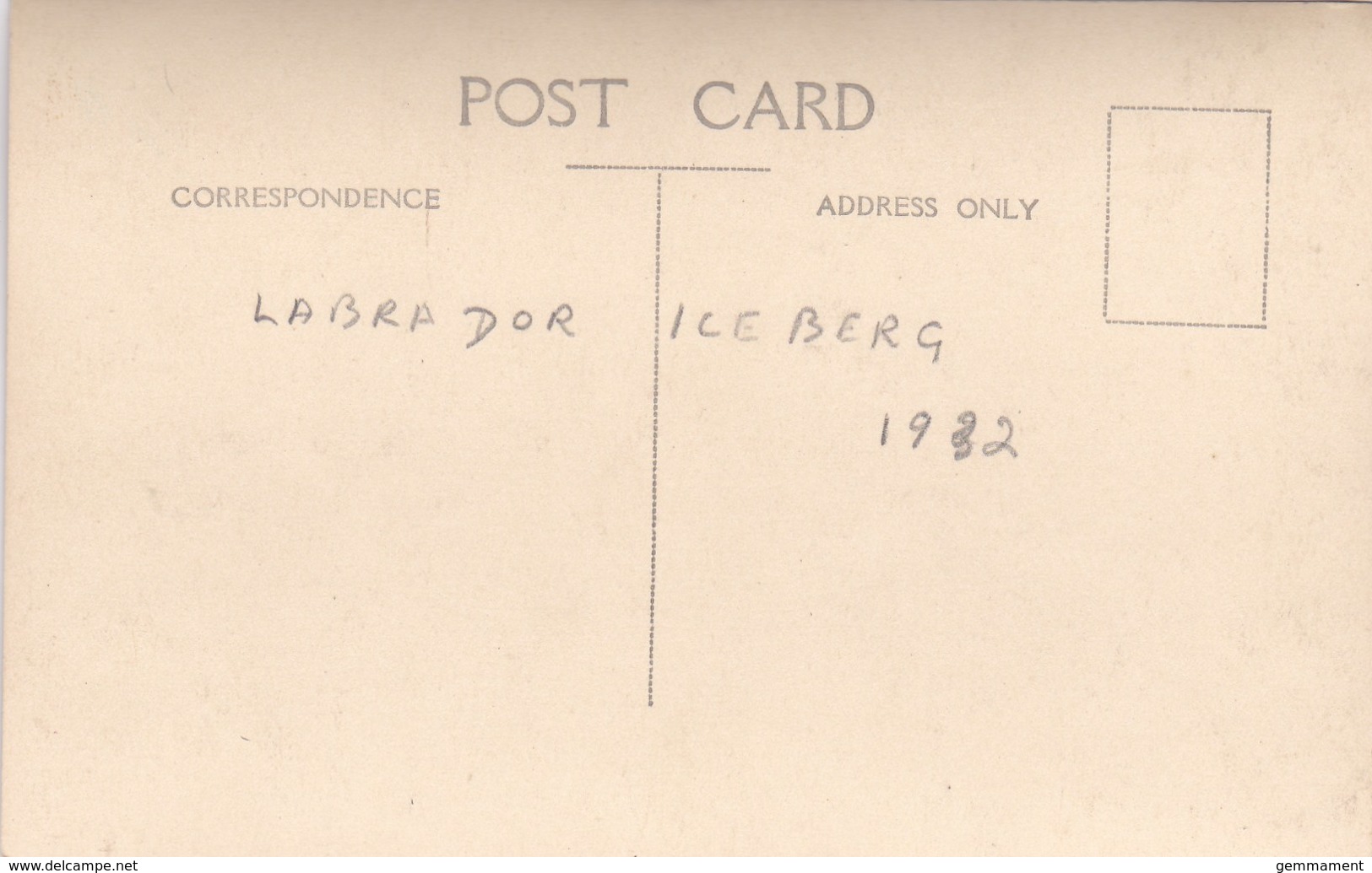 LABRADOR - ICEBERG 1932 - Other & Unclassified