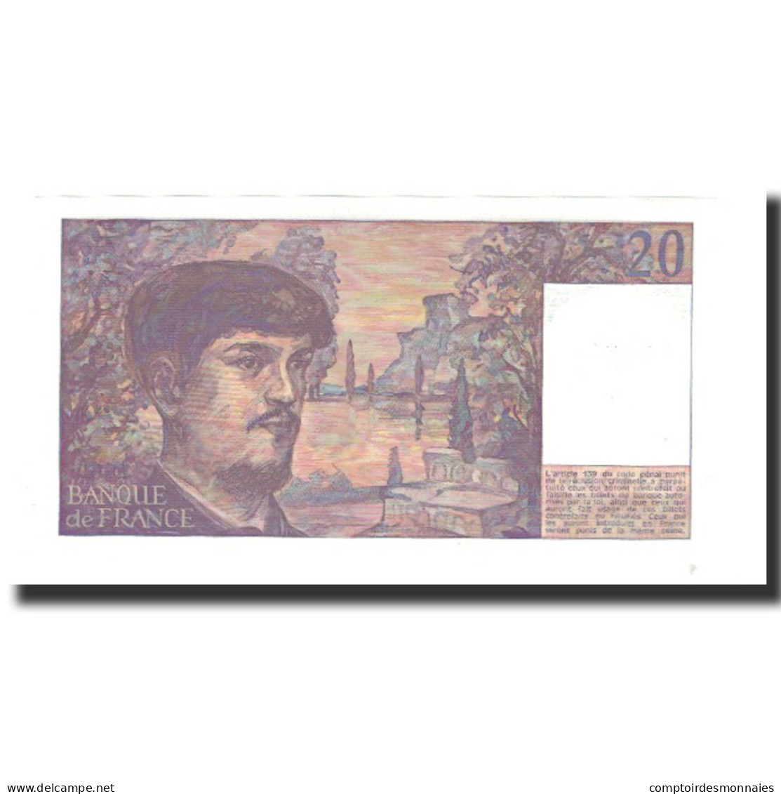 Billet, France, 20 Francs, 1987, SPL+, Fayette:66.8, KM:151b - 20 F 1980-1997 ''Debussy''