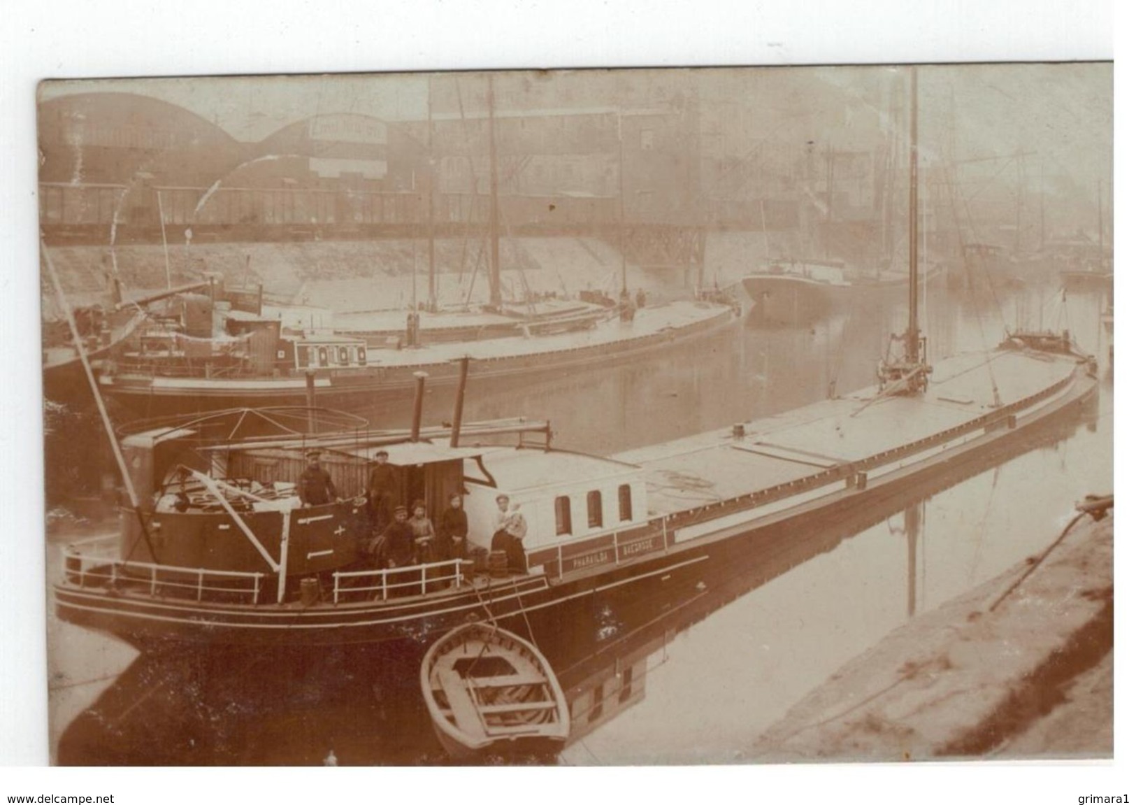 Baasrode - Baesrode Schip "PHARAILDA" Van B.WILLAERT Te Emmerik Duitsland 1912 Fotokaart - Dendermonde