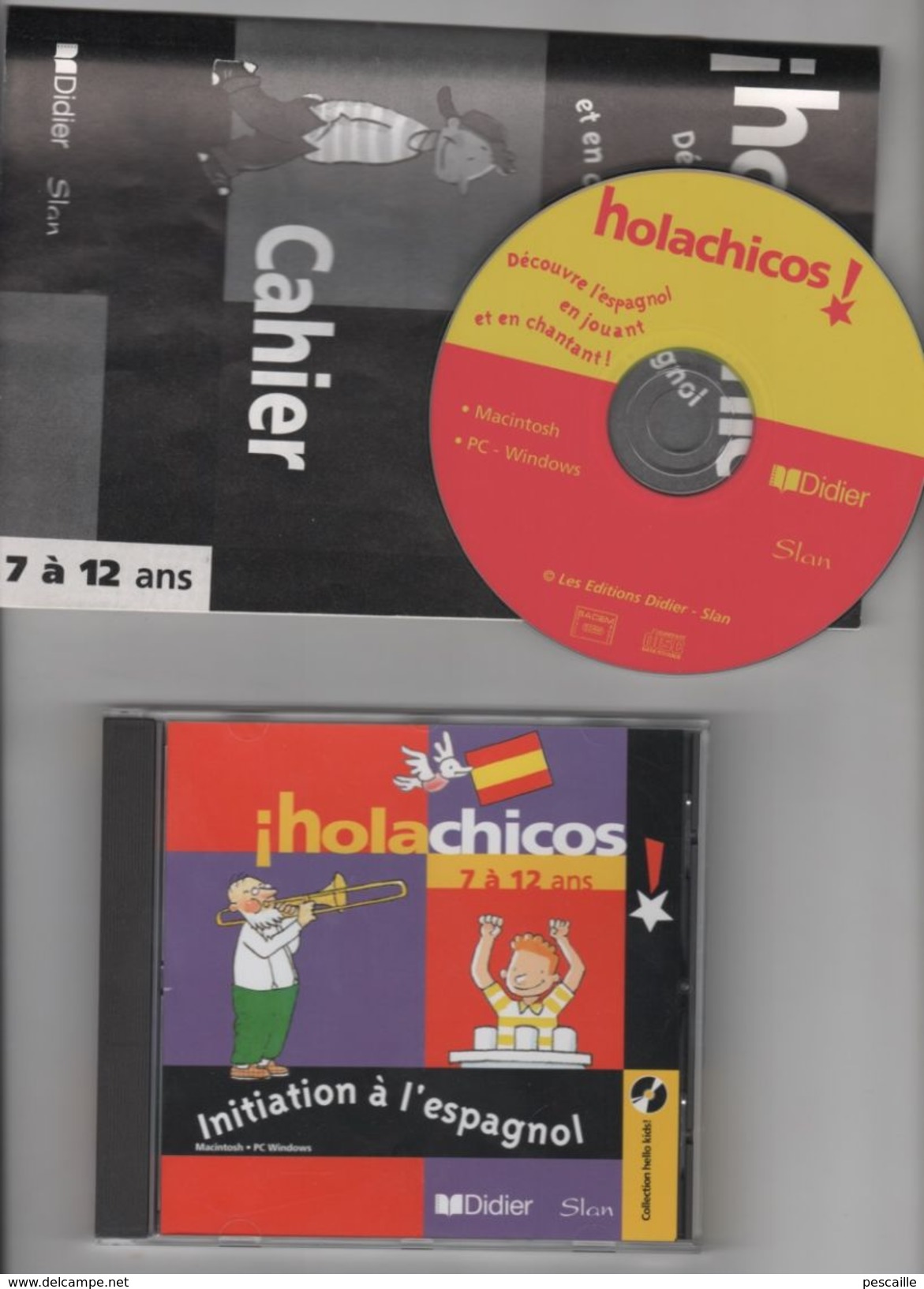 HOLA CHICOS 7 à 12 ANS INITIATION A L'ESPAGNOL - COLL HELLO KIDS - MULTIMEDIA CD - PC-Games