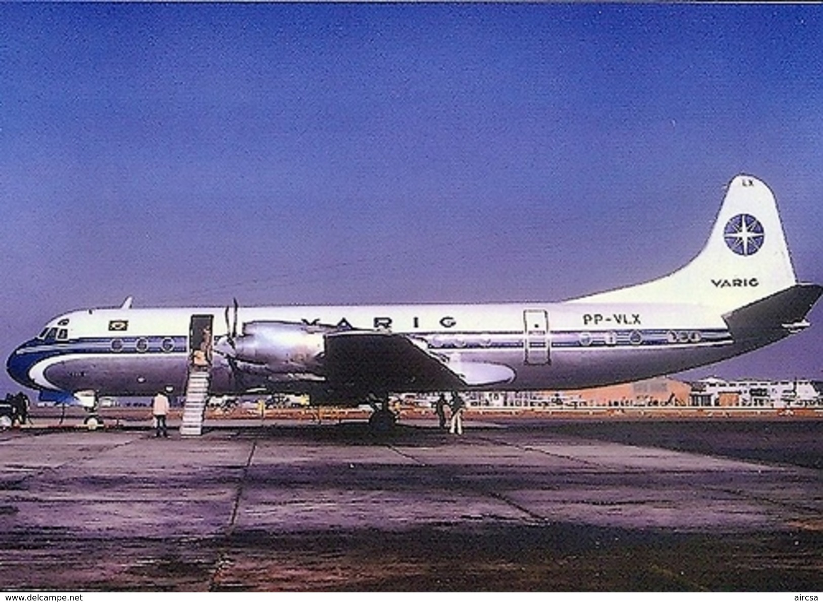 Aviation Postcard-364 VARIG L-188 Electra - 1946-....: Moderne