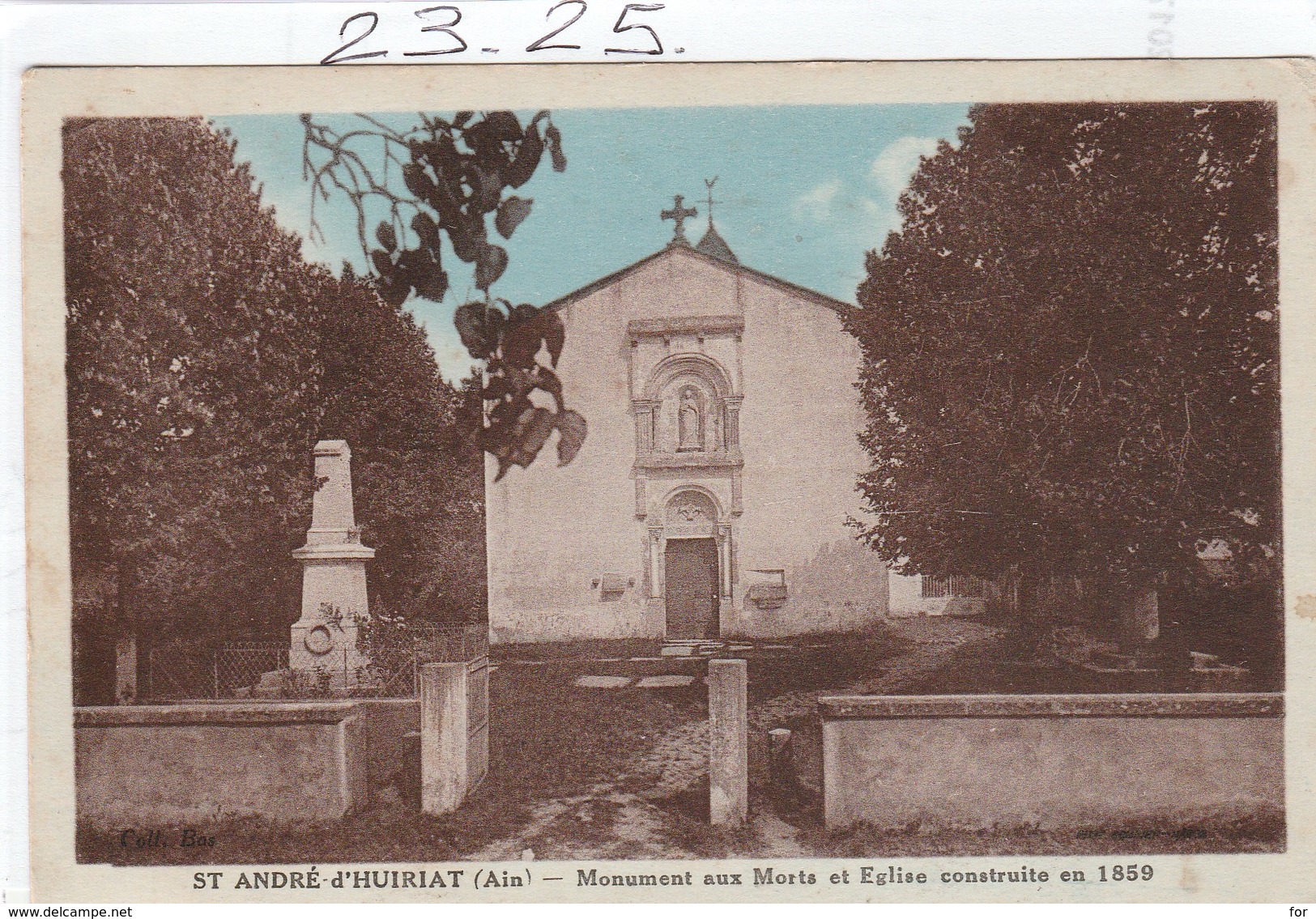 Militaria : ST ANDRE- D' HUIRIAT  Ain ( Le Monument Aux Morts ) - Monumenti Ai Caduti