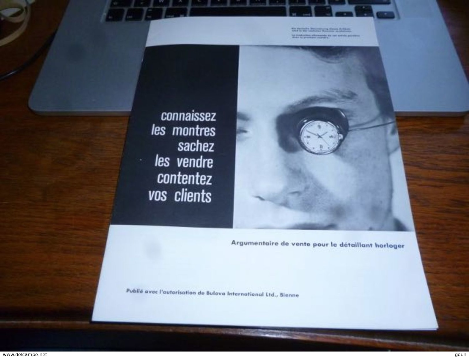 Publicité Horlogerie Suisse Argumentaire De Vente - Bulova International Bienne 16p Années 60 - Autres & Non Classés