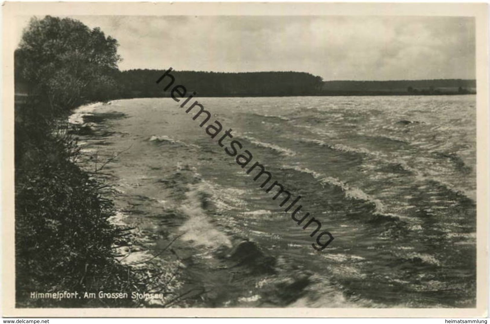 Himmelpfort - Am Grossen Stolpsee - Foto-AK 30er Jahre - Verlag J. Goldiner Berlin - Fürstenberg