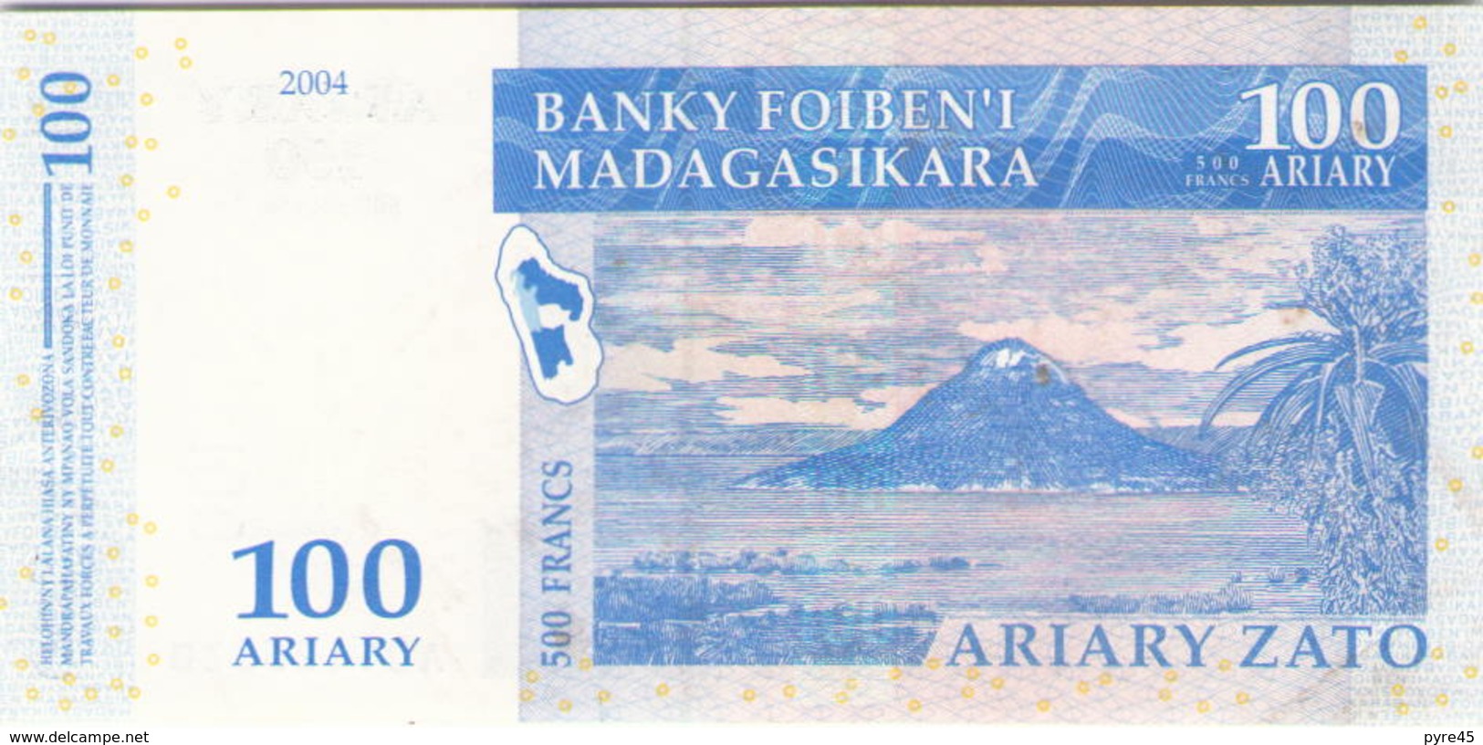 Madagascar Billet De 100 Ariary 2004 - Madagascar