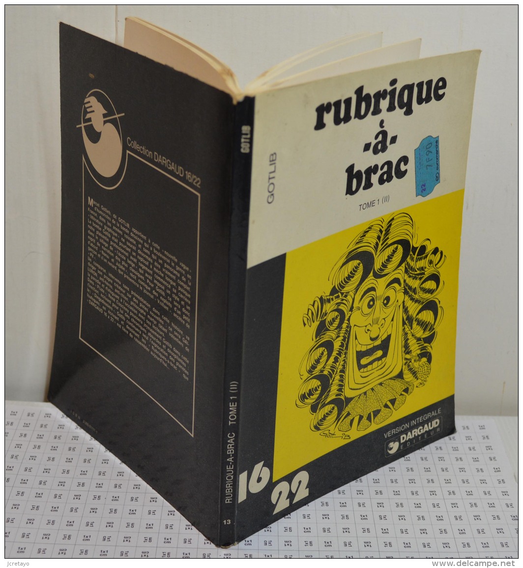 Gotlib Rubrique A Brac, Dargaud éditeurs - Rubrique-à-Brac