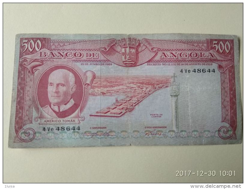 500 Escudos 1962 - Angola