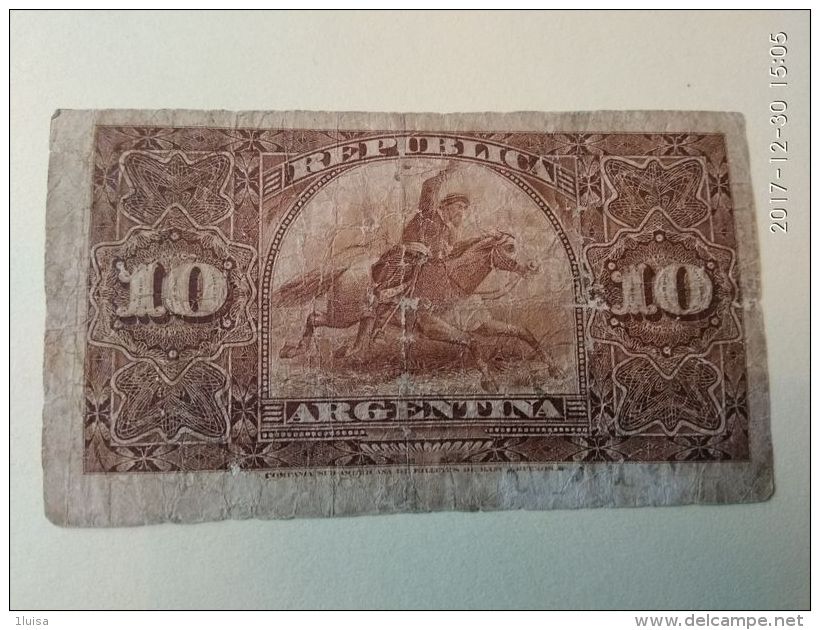 10 Centavos 1890 - Argentina