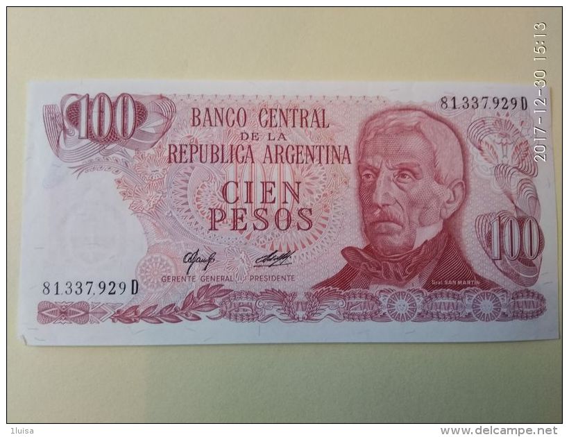 100 Pesos 1973 - Argentina