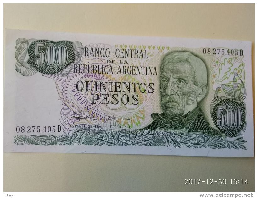 500 Pesos 1974 - Argentina