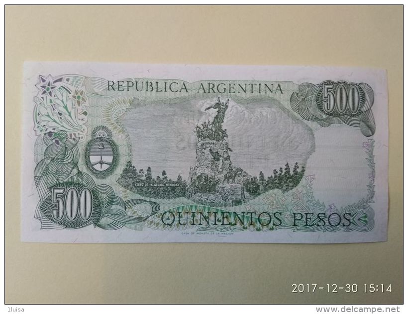 500 Pesos 1974 - Argentinien