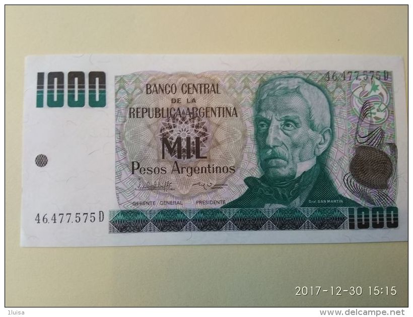 1000 Pesos 1983 - Argentina