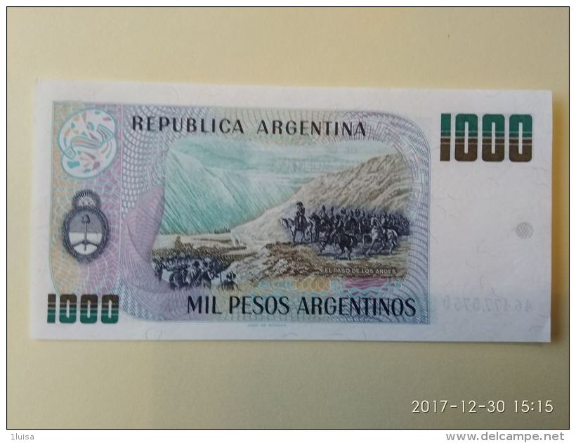 1000 Pesos 1983 - Argentina