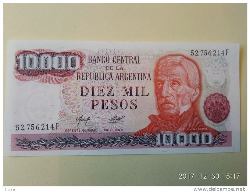 10.000 Pesos 1976-83 - Argentine