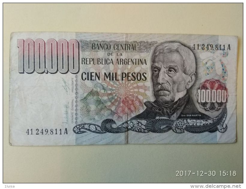 100.000 Pesos 1979-83 - Argentinië