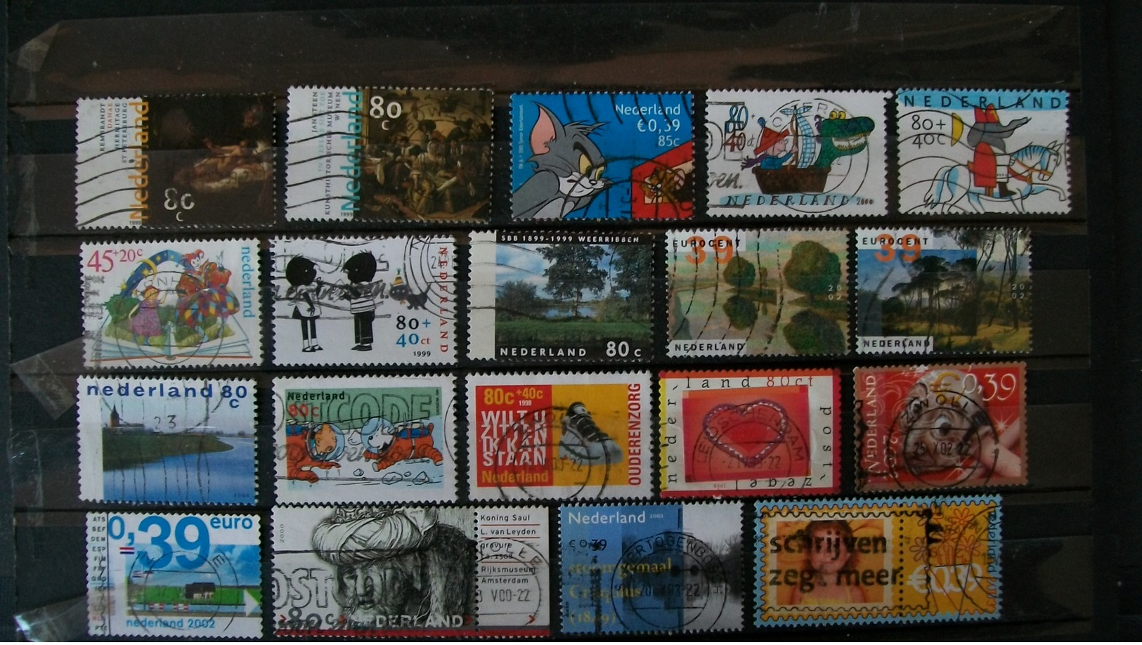 Netherlands Mini Collection Of 100 Used Stamps - Collections (without Album)