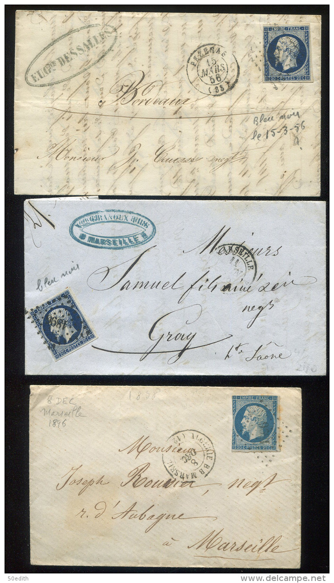 lot intéressant et varié de 100 lettres  entre 1751 et 1900 (une de 1914), à voir