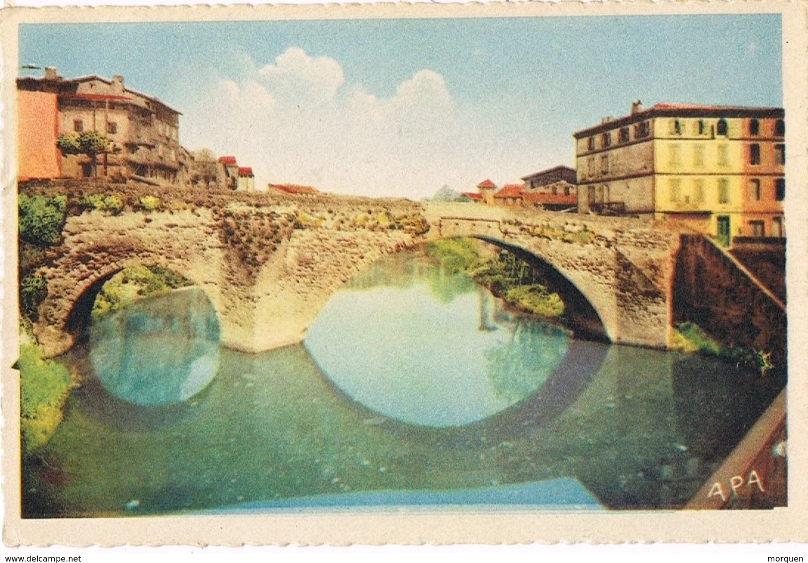 26844. Postal GRAUHLET (Tarn) . Le Vieux Pont - Graulhet