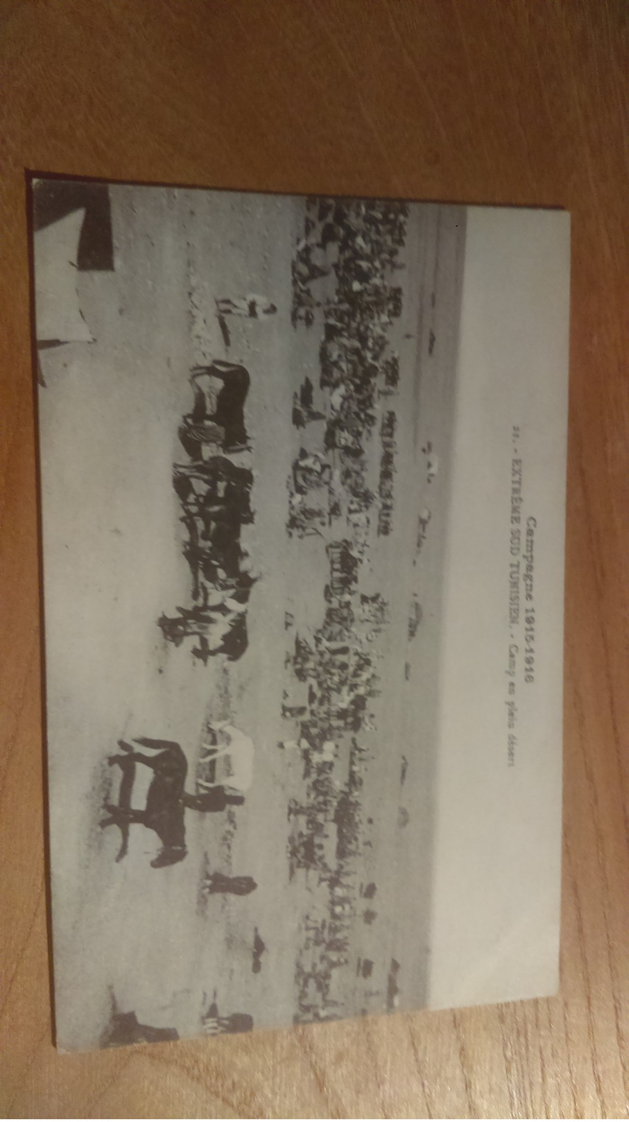 167/ Campagne 1915 1916 Extreme Sud Tunisien Camp En Plein Desert - Tunisie