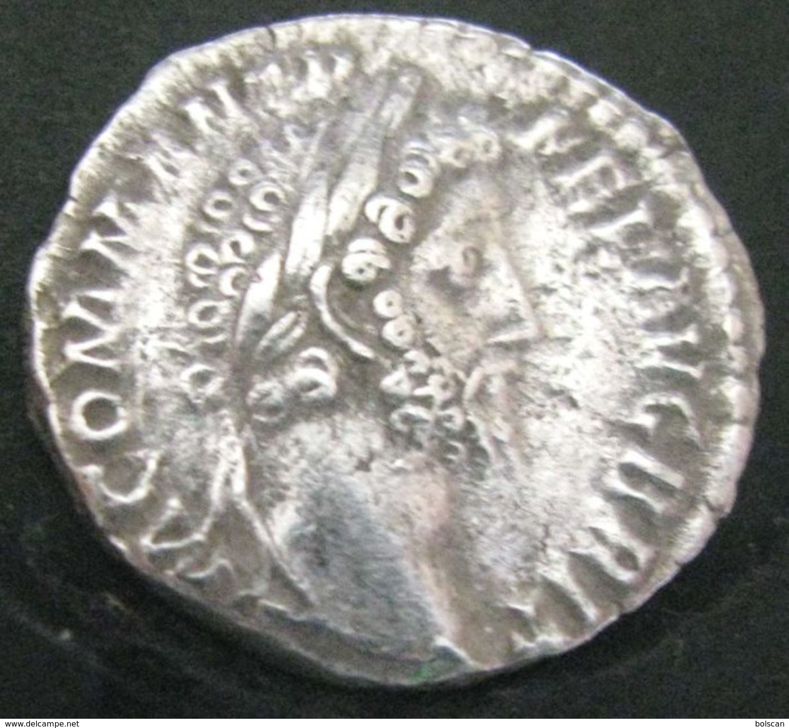 140--Roman Empire - AR Denarius, Emperor Commodus- 184-189 AD- LAETITIAE AVG - Die Antoninische Dynastie (96 / 192)