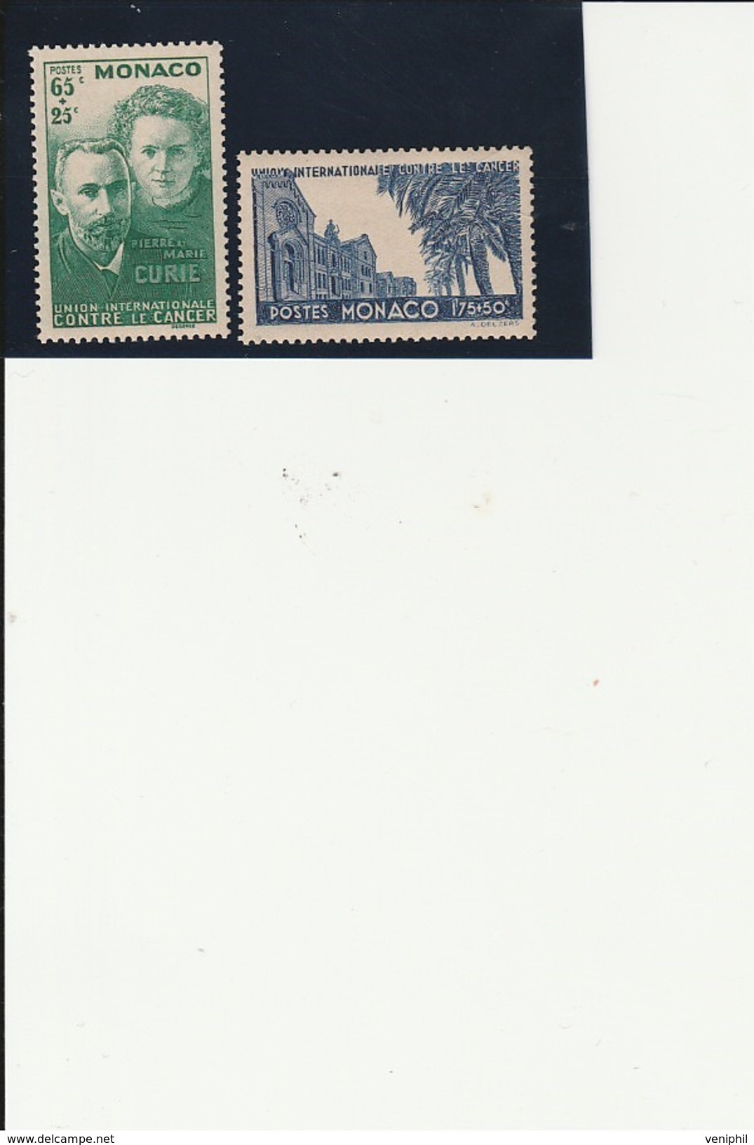 MONACO - TIMBRE N° 167-168  NEUF XX -ANNEE 1938-  COTE : 48 € - Unused Stamps