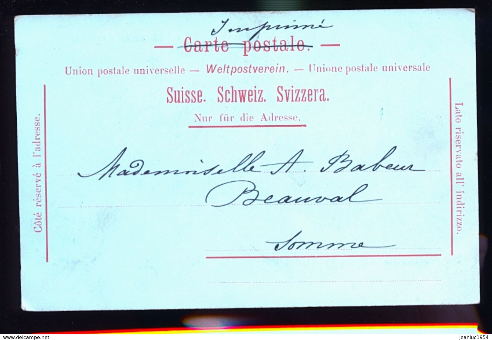 SOYHIERES TIRAGE 1899 - Autres & Non Classés