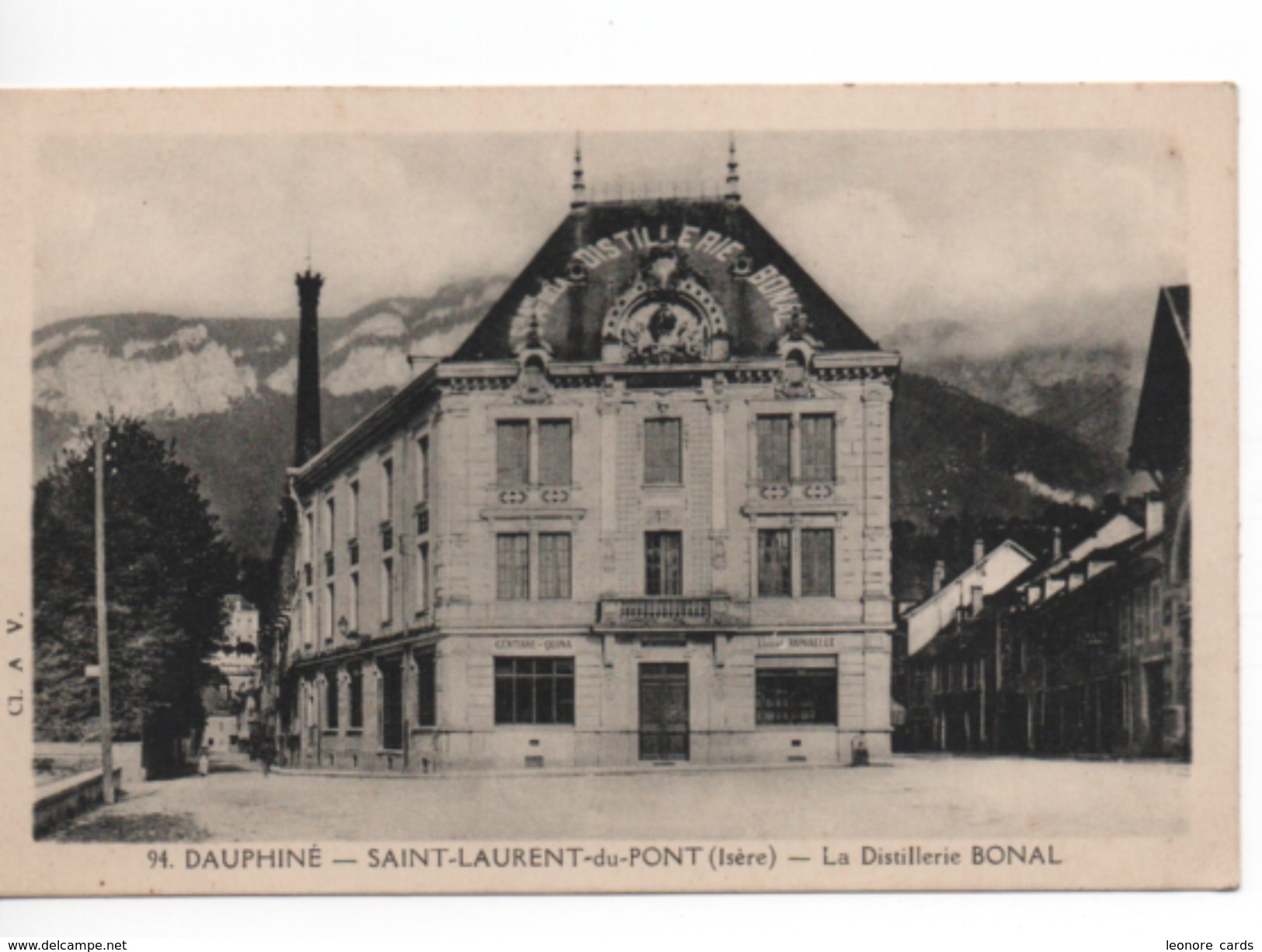 Cpa.38.Saint Laurent Du Pont.La Distillerie BONAL. - Saint-Laurent-du-Pont