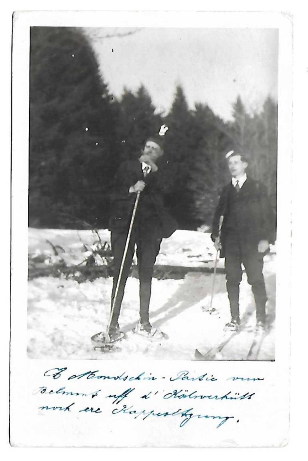 CHAMP Du FEU -carte Photo écrite En Alsacien - De La Chaume Des Veaux - Strasbourg