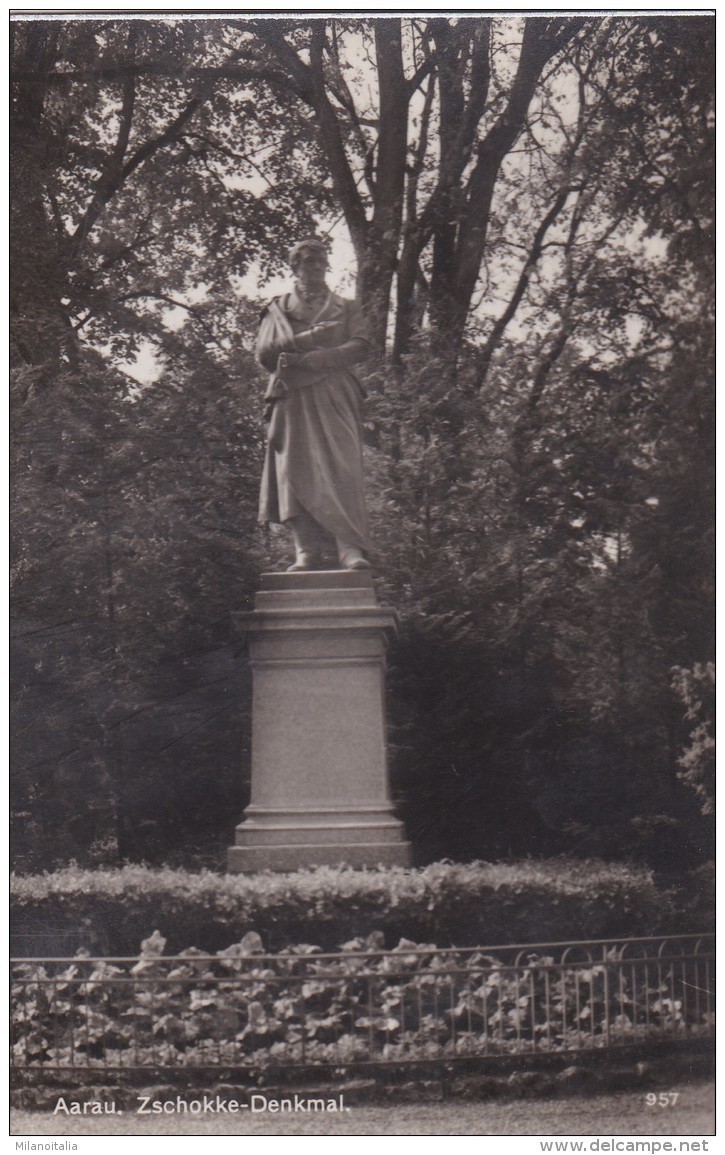 Aarau - Zschokke-Denkmal (957) - Aarau