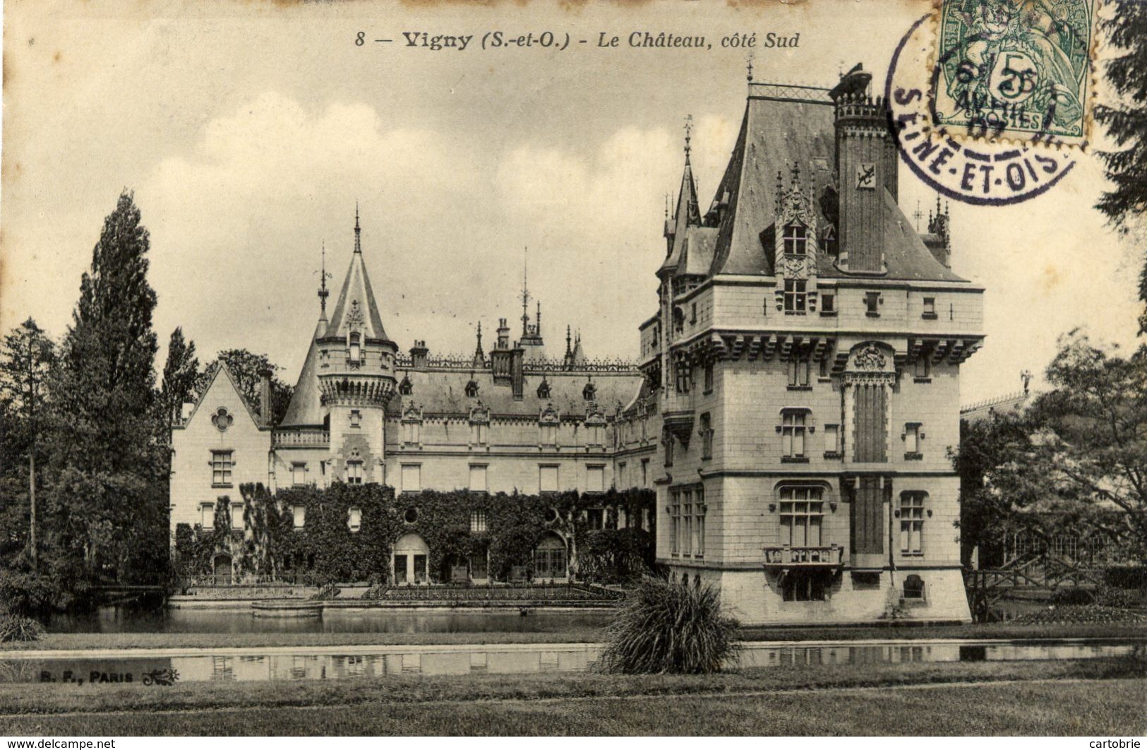 95 VIGNY - Le Château, Côté Sud - Vigny